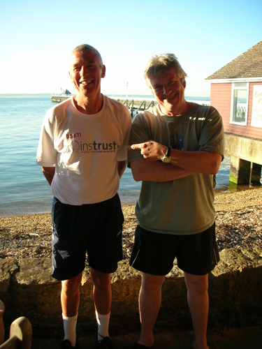 Clive Wooster - walking for charity