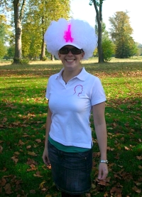 Meg in Brain Hat