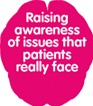 Raising awareness of issues that patients really face